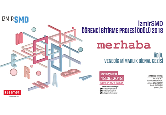 2018 Merhaba İzmirSMD Öğrenci Bitirme Projesi Ödülü